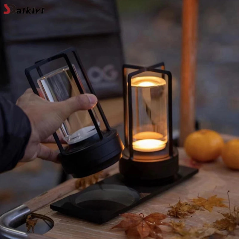 Lampe de Table Design en Cristal