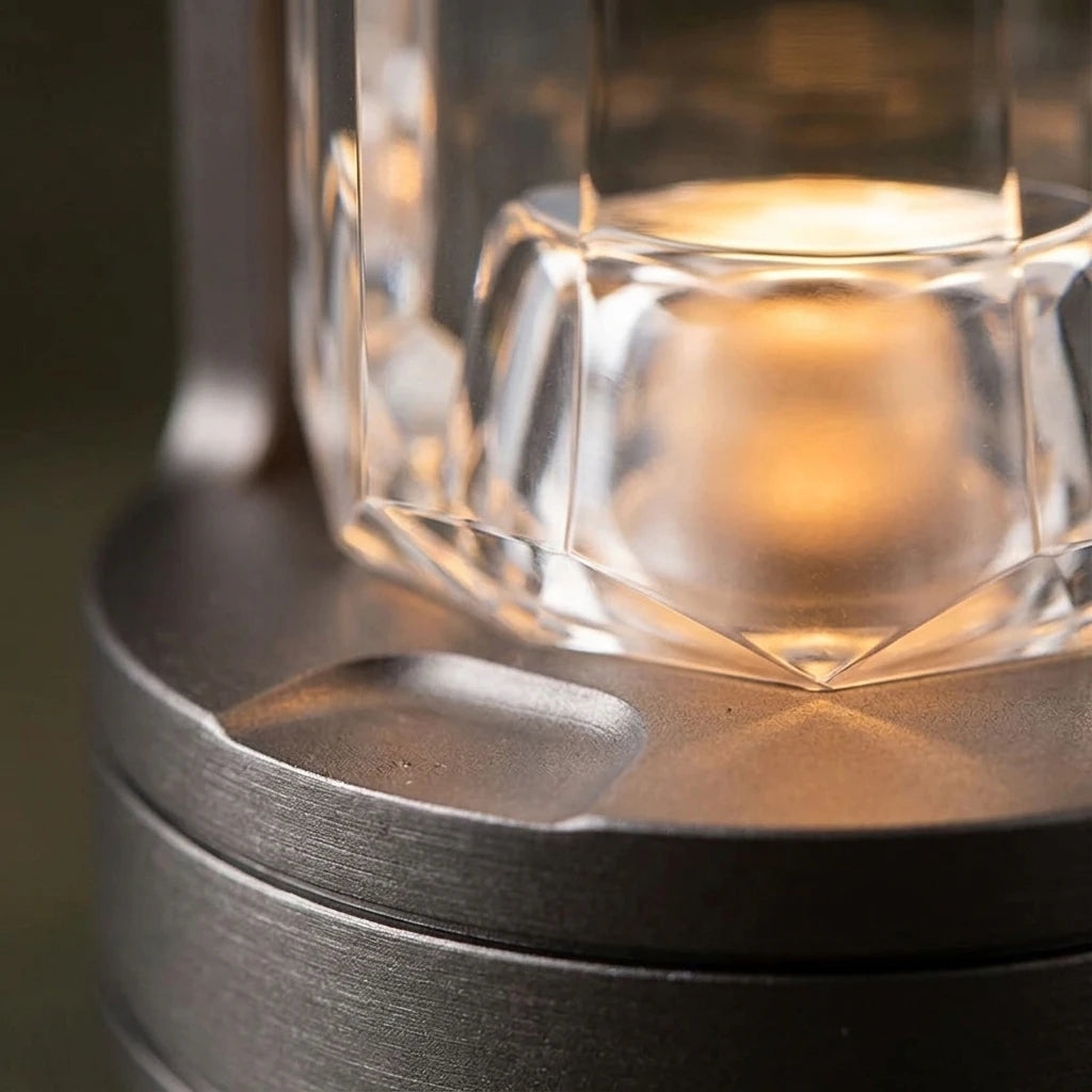 Lampe de Table Design en Cristal